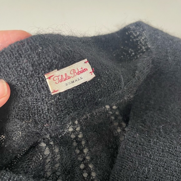 Talula Babylon Knit black sheer sweater - Picture 4 of 6